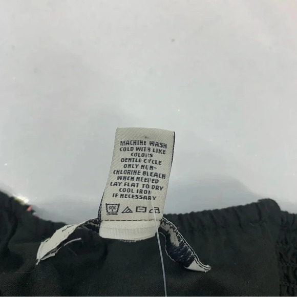 American Rag Halter Top  1X Floral Front Zip Smocked Back Pin Up Y2K Dainty New - Picture 9 of 11